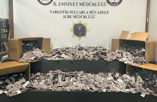 Samsun'da 55 bin 930 uyuşturucu hap ele geçirildi!
