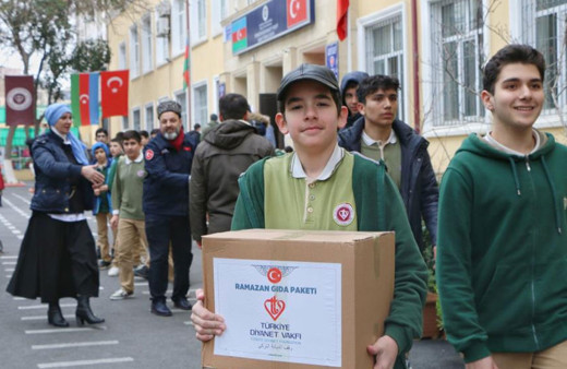 Türkiye Diyanet Vakfı’ndan Azerbaycan’da bin koli gıda yardımı