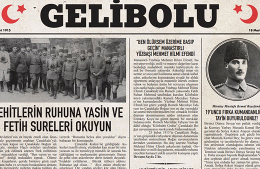 Çanakkale'de 18 Mart'a özel 'Gelibolu Gazetesi' yayımlandı hiç söz edilmemiş anılar