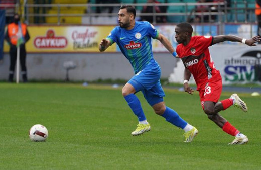 Süper Lig'de Gaziantep FK, Çaykur Rizespor karşısında tutunamadı