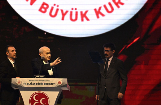 MHP 14'üncü Olağan Büyük Kurultayı! Devlet Bahçeli'yi böyle karşıladılar