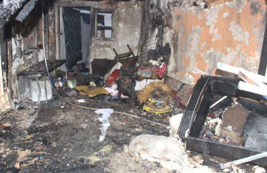 Sobadan çıkan yangında yaşlı adam hayatını kaybetti!