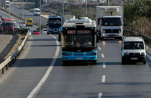 İstanbul'da 500T hattına 5 yeni otobüs alındı