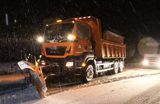 Erzincan’ın yüksek kesimlerinde kar yağışı etkili oldu