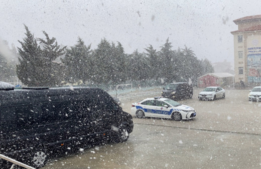 Mart ayında lapa lapa kar yağdı