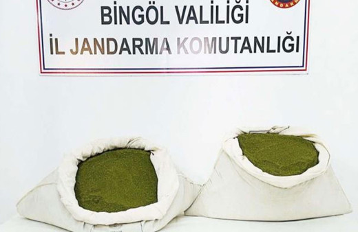 Bingöl'de 45 kilo esrar ele geçirildi