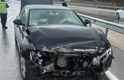 Tokat'ta belediye başkanı kaza yaptı