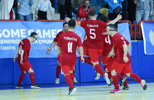 Down Sendromlu Futsal Milli Takımı, Trisome Oyunları'nda finale çıktı