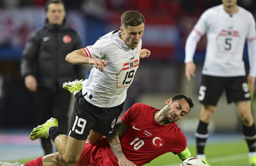 A Milli Takım, Avusturya'ya farklı yenildi