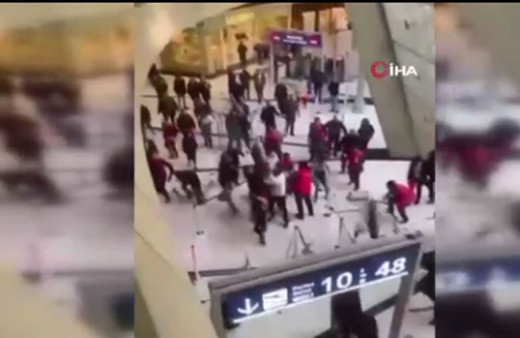 Fransa’da PKK yandaşları havalimanını birbirine kattı