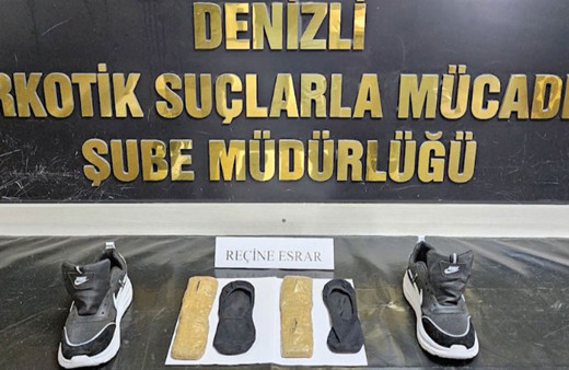 Uyuşturucuyu ayakkabılarında saklayan zanlı tutuklandı