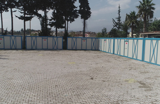 Hatay'da yerel seçim için 3 bin 424 sandıktan 96'sı konteynerde kuruluyor