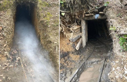 Ruhsatsız işletildiği tespit edilen 4 maden ocağı imha edildi!