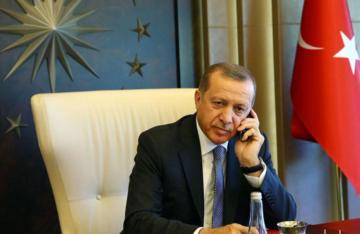 Cumhurbaşkanı Erdoğan devlet başkanları ile görüştü