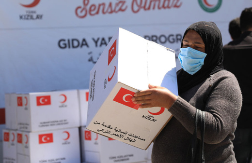 Türk Kızılaydan Irak'ta ihtiyaç sahibi ailelere ramazan yardımı