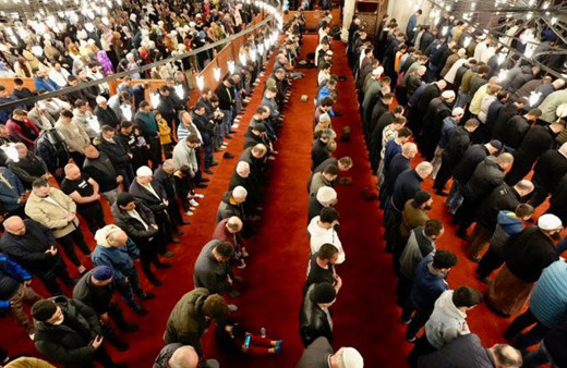 Ramazan ayının son teravih namazı kılındı