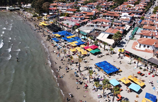 Muğla sahillerinde bayram tatili yoğunluğu yaşanıyor