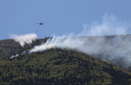 Uludağ eteklerinde çıkan orman yangını kontrol altına alındı