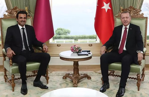 Cumhurbaşkanı Erdoğan, Katar Emiri Al Sani ile görüştü