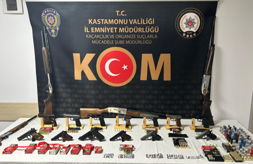 Kastamonu'da kaçak silah operasyonu: 28 gözaltı!