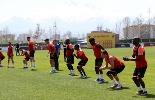 Kayserispor, Trabzonspor maçının hazırlıklarını sürdürüyor