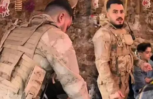 Asker üniformasıyla servis yapan şahıs tutuklandı