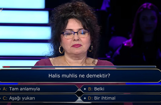 Kim Milyoner Olmak İster'de ikinci soruda elendi böyle hayal etmemiştim