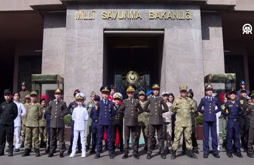 Milli Savunma Bakanlığı ve TRT Çocuk Korosu'ndan "23 Nisan" özel klibi