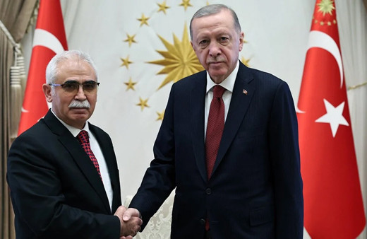 Cumhurbaşkanı Erdoğan, AYM Başkanı Özkaya ile görüştü