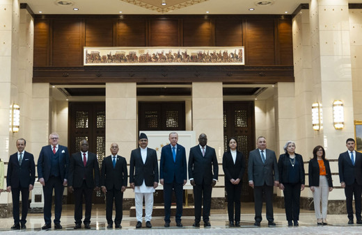 Cumhurbaşkanı Erdoğan 7 ülkenin büyükelçisini kabul etti