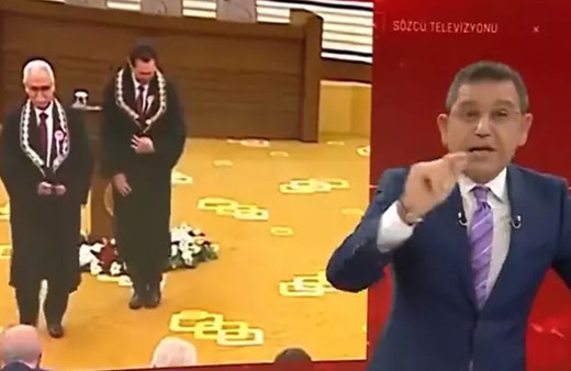 Fatih Portakal AYM'deki 'cübbe' görüntülerine tepki! "Ben mi öğreteceğim size"