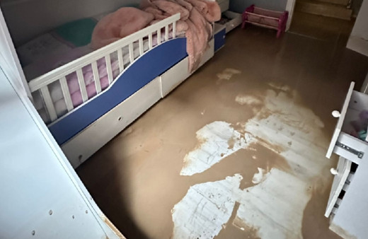 Ankara'da yoğun yağış sonrası bazı evleri su bastı