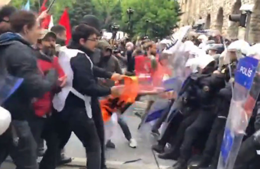 1 Mayıs'ın olay görüntüleri! Şaban Sevinç'ten CHP'ye: Bu yapılardan hızla uzaklaşmalı