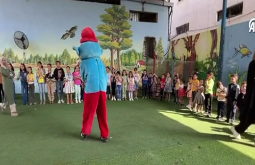 Gazze'nin kuzeyinde ilk kez bir anaokulu yeniden faaliyete geçti