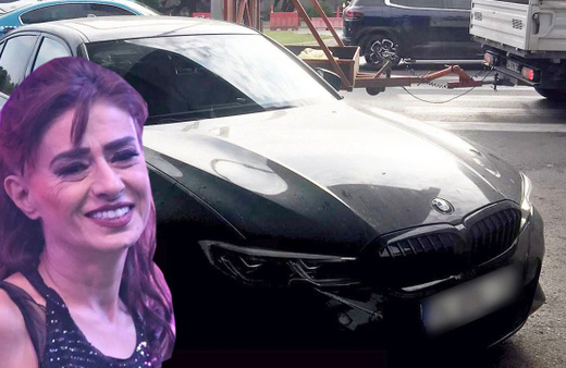 Şarkıcı Yıldız Tilbe sivil polis aracına çarptı