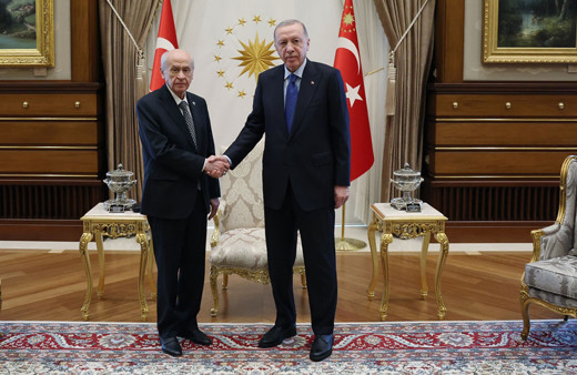 Cumhurbaşkanı Erdoğan ile MHP lideri Devlet Bahçeli bir araya geldi