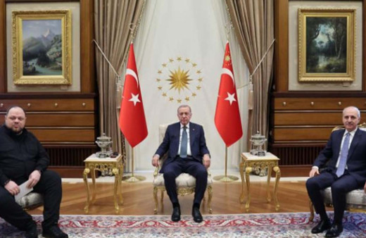 Cumhurbaşkanı Erdoğan Ukrayna Meclis Başkanı Stefanchuk'u kabul etti