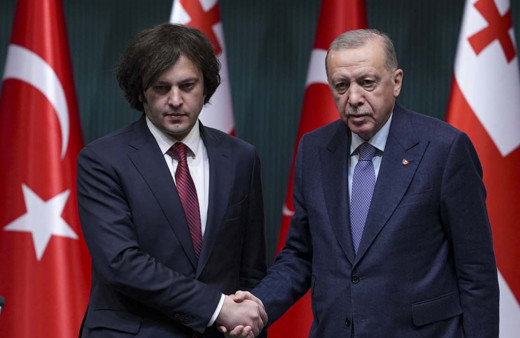 Cumhurbaşkanı Erdoğan, Gürcistan Başbakanı Kobakhidze ile görüştü