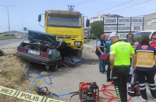 Köpeğe çarpmamak için manevra yaptı, sonuç facia oldu!