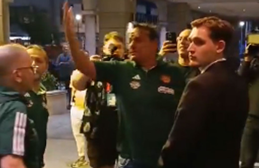 Berlin'de Ergin Ataman ile Fenerbahçeli taraftarlar arasında skandal kavga