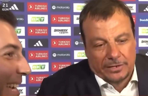 Ergin Ataman'dan muhabire tepki: Kimseden korkma