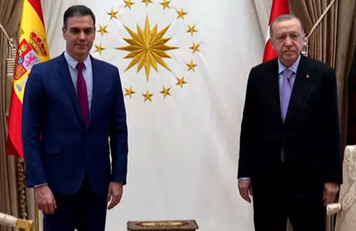 Cumhurbaşkanı Erdoğan, Pedro Sanchez ile görüştü! Filistin kararı...