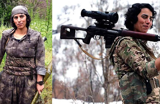 PKK'ya bir darbe daha 5 askerimizi şehit etmişti! Kadın suikastçı öldürüldü
