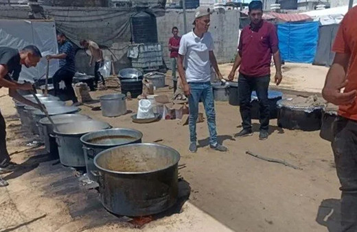 Türk Kızılayı Gazze Şeridi'nde yeniden sıcak yemek dağıtımına başladı