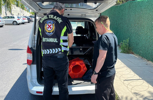 Başakşehir'de drift yapan sürücüye 56 bin 492 lira para cezası