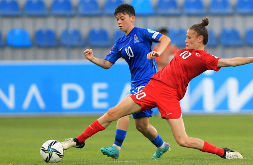 A Milli Kadın Futbol Takımı, Azerbaycan'a mağlup oldu