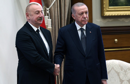 Cumhurbaşkanı Erdoğan, Azerbaycan Cumhurbaşkanı Aliyev ile bir araya geldi
