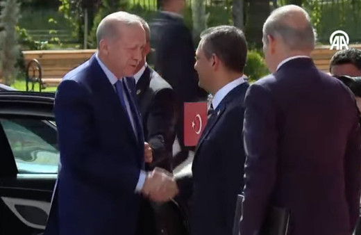 Cumhurbaşkanı Erdoğan, CHP Genel Merkezi'ne geldi