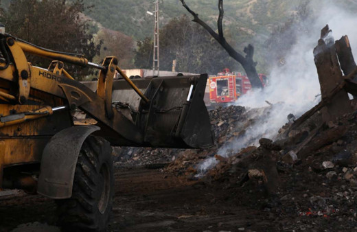 Kastamonu'daki yangında 11 ev küle döndü