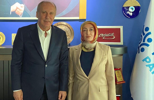 Muharrem İnce, Sinan Ateş'in eşi Ayşe Ateş'le görüştü